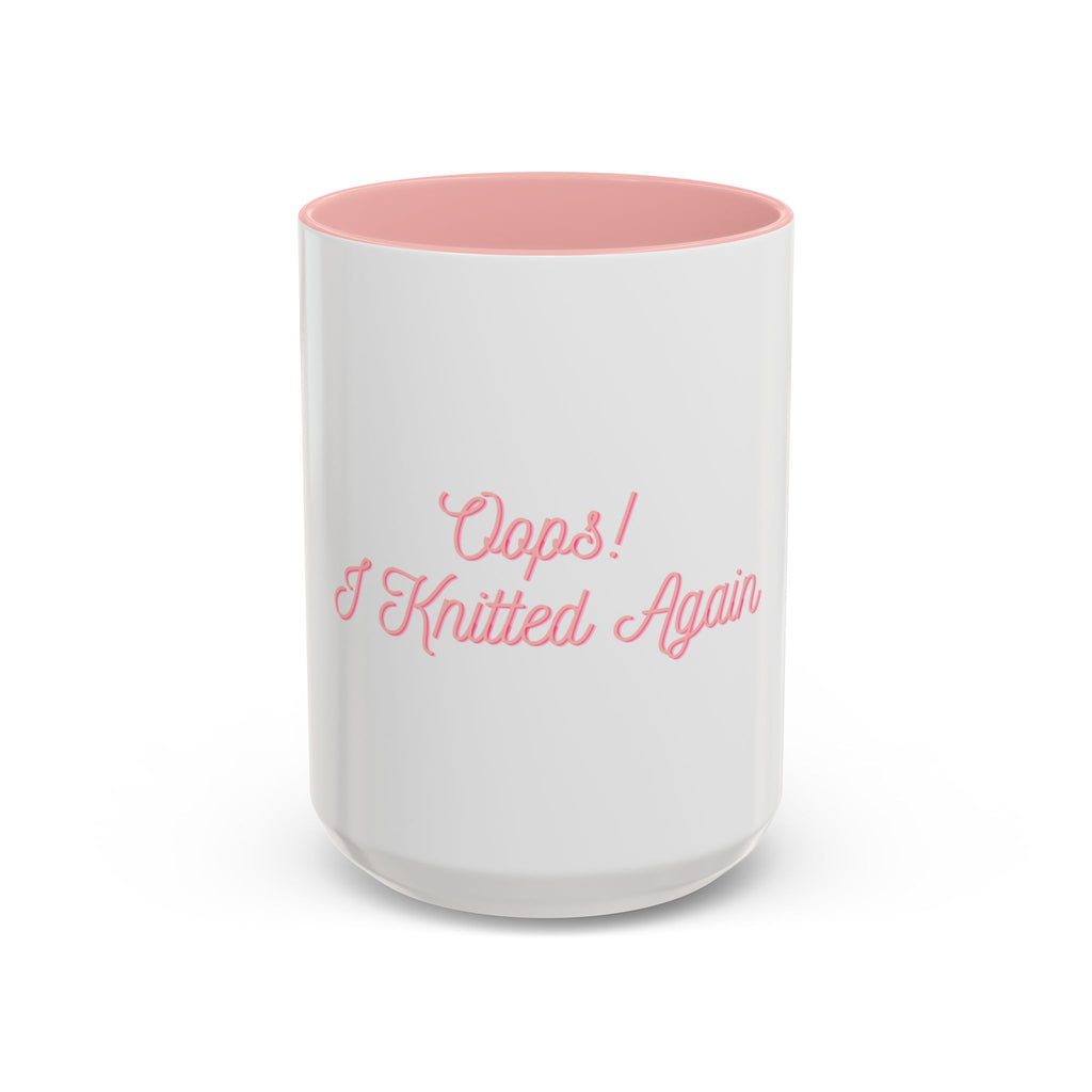 Oops! I Knitted Again mug