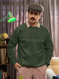Conspiracies and Bed By 9 crewneck sweatshirt