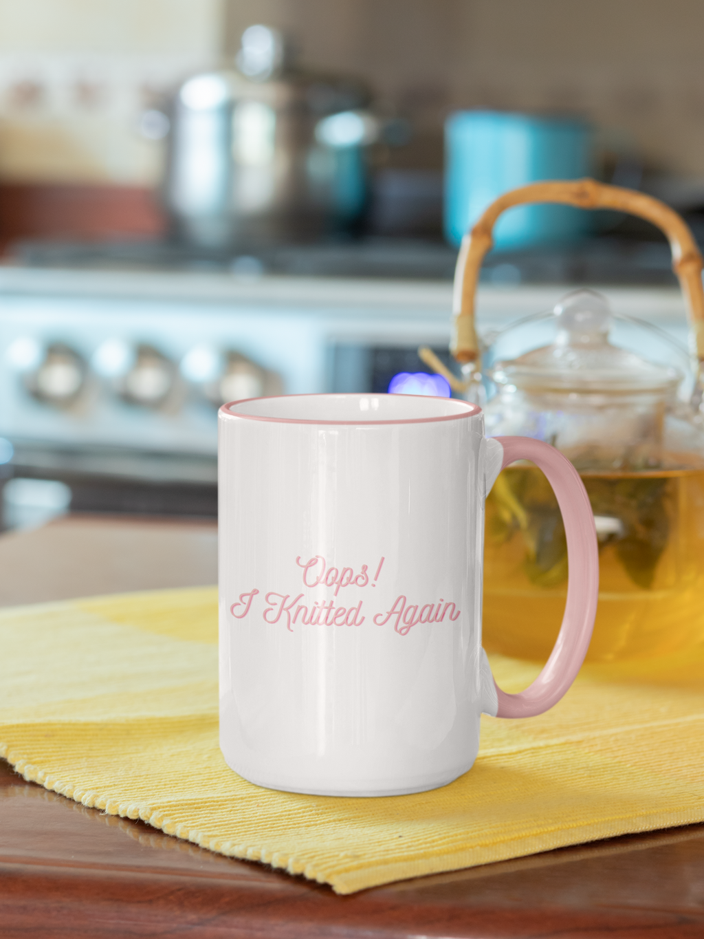 Oops! I Knitted Again mug